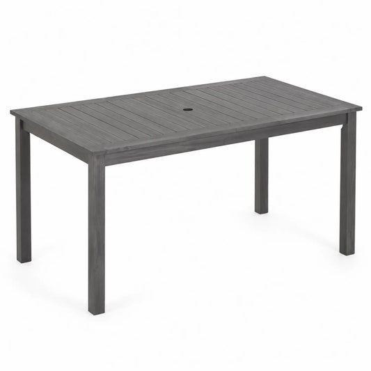 Table de jardin en bois d'acacia 200x100 cm
